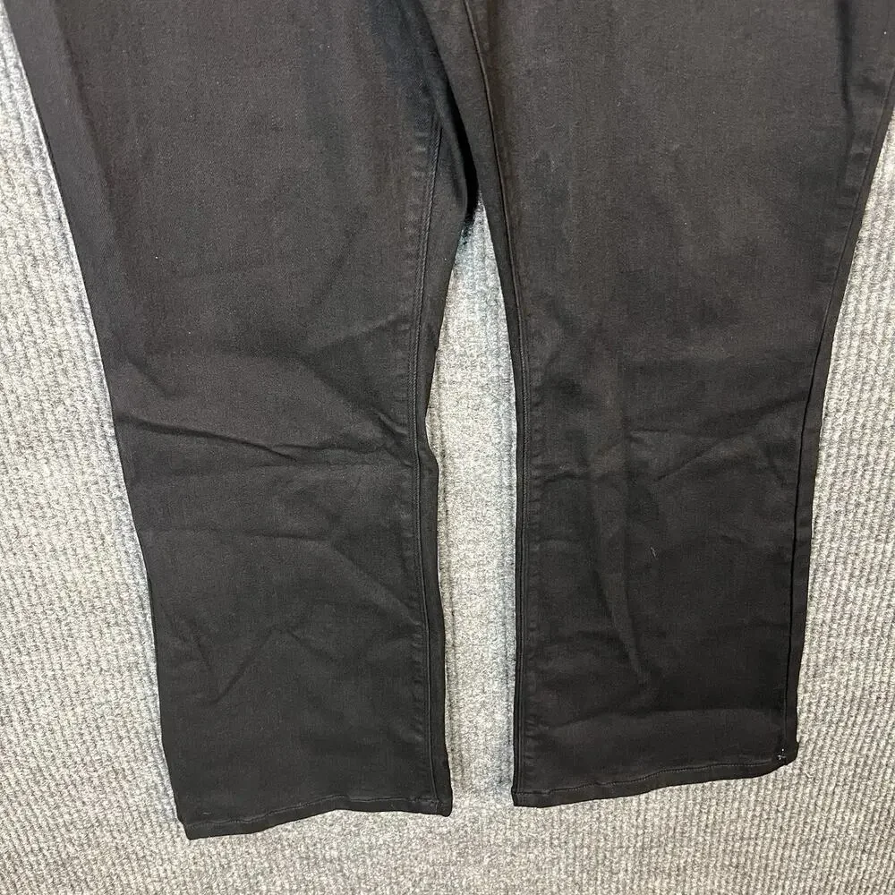 Women with Control Contour Curves Petite Black Wash Jeans Womens Size 12P Denim